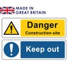 The Signal Range Pack of 2 signs 300mm x 200mm