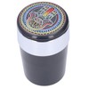 Car Ashtray Smokeless Blue LED Ashtray Cup Holder with Double