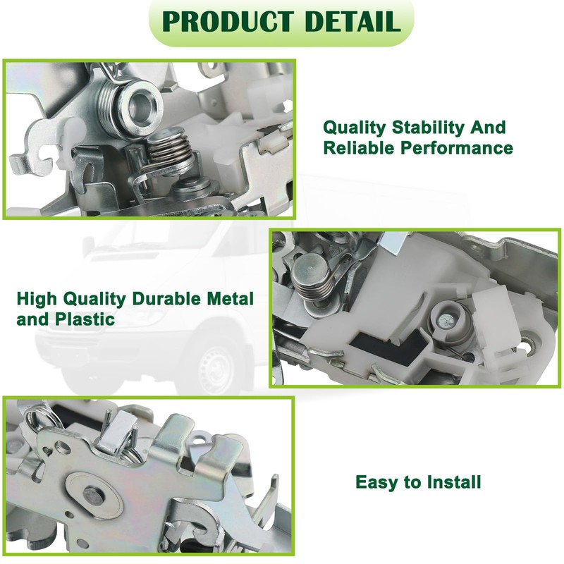 Rear Door Latch Lock Assembly Compatible with 1995-2006 Mercedes Sprinter