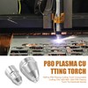 Tuperoymse 100Pcs P80 Plasma Cutting Torch Consumable Cutting CNC 60A