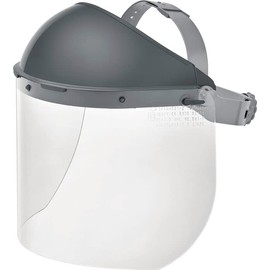 GFKKH001-E Electrician Face Protection PC, Clear, 460 x 200 x 1.5 mm, EN 166, EN 170, GS-ET29