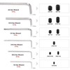 Hilitchi 230Pcs Socket Set Screw Assortment in SAE Sizes Internal