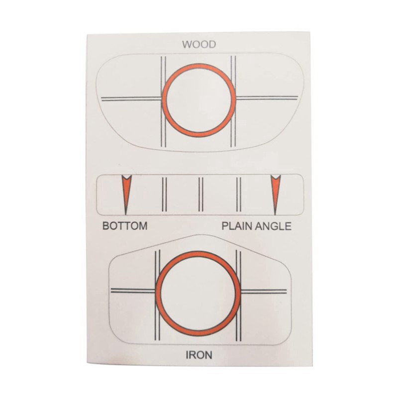 30Pcs/Set Golf Impact Labels Golf Club Target Label Target Sticker
