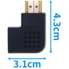 Audio Fan HDMI Converter Adapter Male to Female Terminal Direction