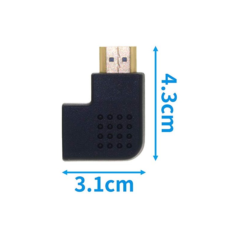 Audio Fan HDMI Converter Adapter Male to Female Terminal Direction