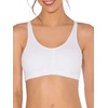 Fruit of the Loom Brasier deportivo ajustable con espalda cruzada