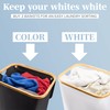 LONBET Laundry Basket with Lid, Made from Breathable Fabric |