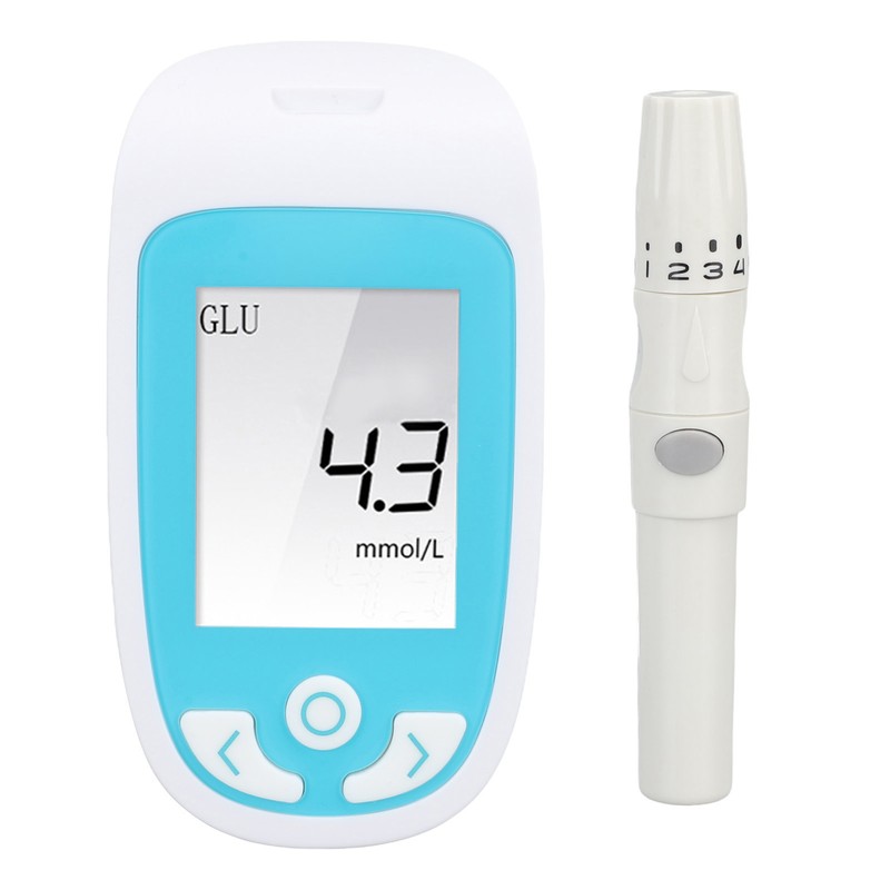 3 in 1 Blood Glucose Monitor Automatic Suction Accurate 0.8ul