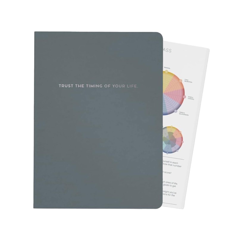MäksēLife Goal Setting Companion Notebooks - Undated 12-Months Planner for