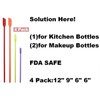 BICASUU Mini Spatula Silicone Small for Makeup Spatula- Thin Jar