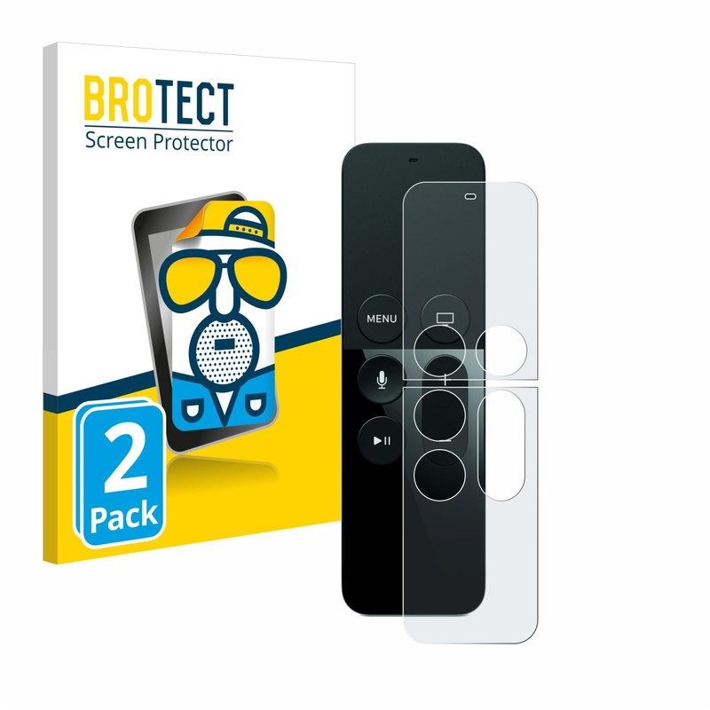 2x BROTECT Matte Protector for Apple Remote Control Apple TV