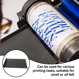 2Pcs Bench Hook Metal Inking Plate, Linoleum Printmaking Block, Block Stop Ink Plate Carving Blocks for Printmaking 9.1x7.1x1.0 in