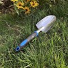 Gardening Shovel Yellow Digging Trowel for Lawn Planting Alloy Spade
