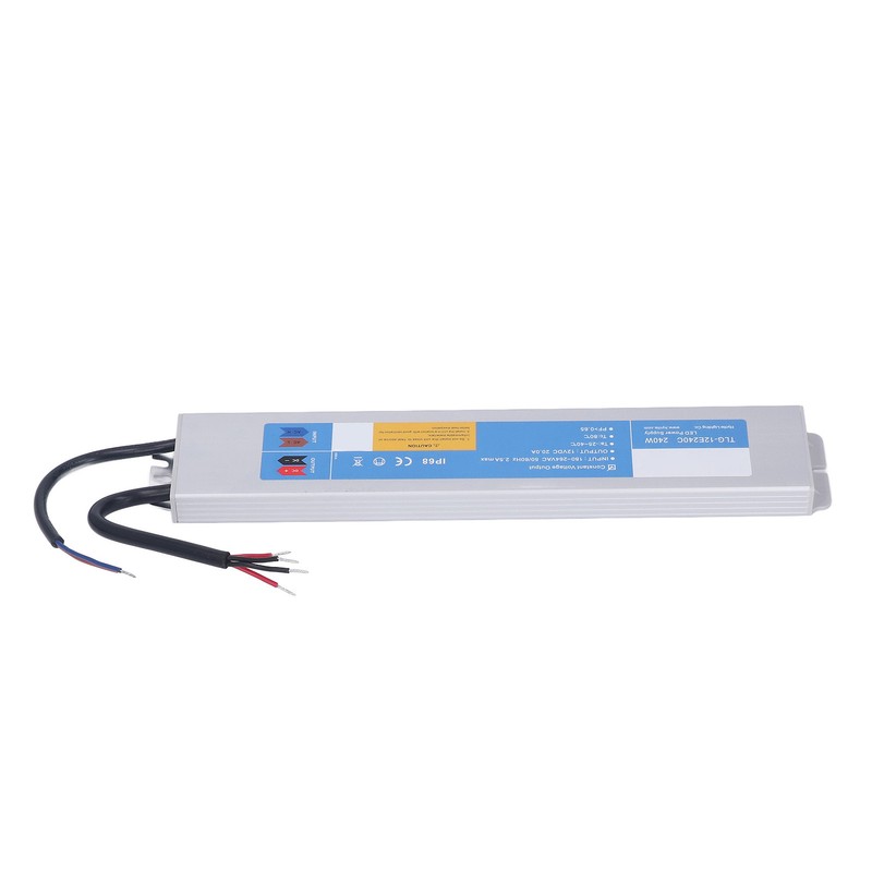 LED Power Supply Waterproof Driver 180‑264VAC to DC Converter Transformer