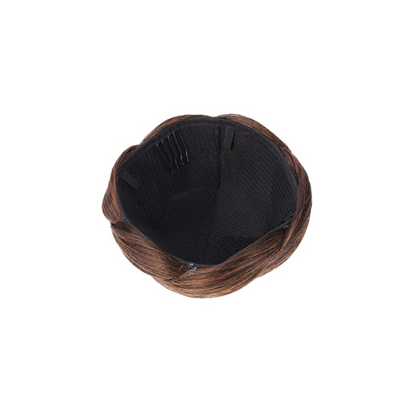 Beavorty Moño De Cabello Trenzado Artificial Con Clip Para Mujeres