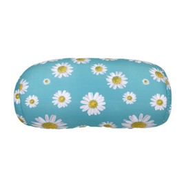 Bookishbunny Microbead Cylinder Bolster Roll Pillow 13" x 7" (TealDaisy)