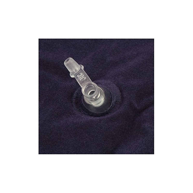 AoE Performance Navy Blue Inflatable Pillow Compact Suede Neck Support