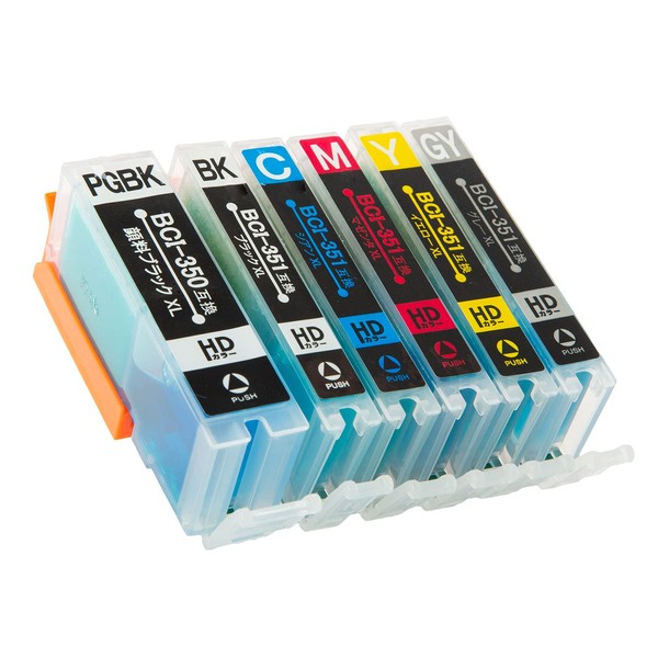 Ink Chips Canon Clog Cleaning Cartridge BCI-351 BCI-350 6 Color