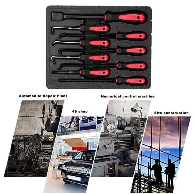 Suuonee O ring Hook 9pcs/Set Precision Pick Hook Set O
