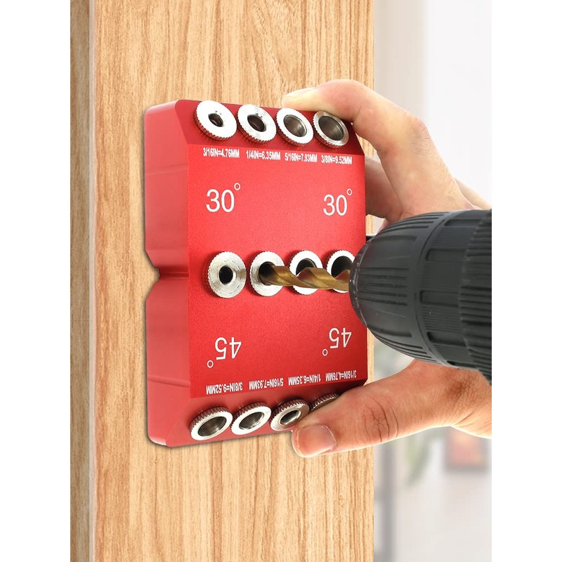 Angled Drilling Jig 30 45 90 Degree Aluminum Alloy Drill