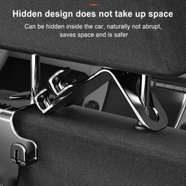 Car Seat Hooks,4 in 1 Seat Hooks for Purses and Bags - Car Accessories Organizer, Car Purse Holder, Backseat Hanger for Purses Umbrellas Grocery Bags