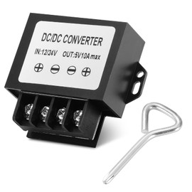 MZHOU DC 12v 24V to 5v Step Down Converter, 8-35V Step Down to 5V 10A 50W DC Power Voltage Regulator Converter,DC to DC Variable Power Supply, for Trucks, Car, Motors, Bus,Electronic Systems,DIY etc.