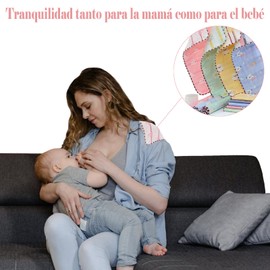 Toallita de Muselina para bebé Paquete de 10 Piezas,Paños Faciales para Niño de Reutilizables,Nacidos Juego de Toallas de Rizo Suave,toallitas diseño de Dibujos Animados,almohadillas de gasa lavada de algodón suave de 6 capas para recién nacidos,25*25cm
