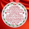 Gifts for Daughter from Dad- to My Beautiful Daughter Christmas