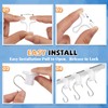 Moxweyeni 15 Pack Drop Ceiling Hooks for Hanging Ornament Christmas