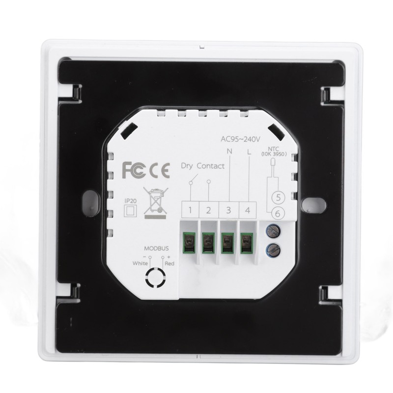 Boiler Heating Thermostat PC ABS 5A Wall Mounted WIFI Programmable