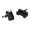 2Pcs Tool Post Holder Turinng Facing Boring Piston Wedge Hardware