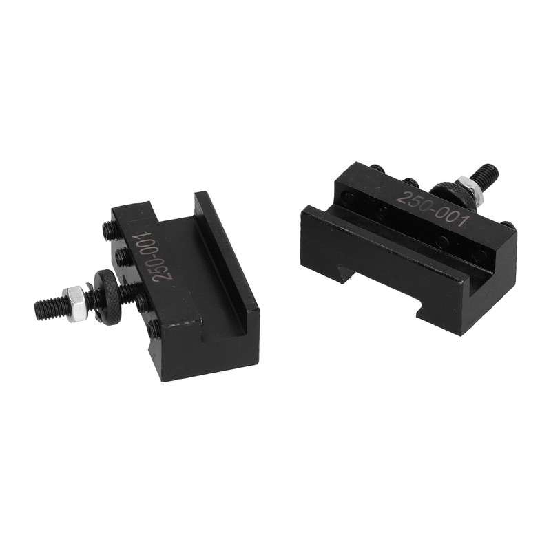 2Pcs Tool Post Holder Turinng Facing Boring Piston Wedge Hardware