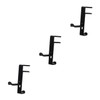 Gatuida 3pcs Headphone Hanger Adjustable Clip Under Desk Headset Holder