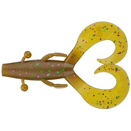 Yamamoto 136-07-301 Cowboy Creature Bait, 4"", 7pk, 297 NF Large Green, one Size