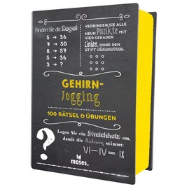 moses. Quiz-Box Gehirn-Jogging l 100 Rätsel und Übungen für das Gehirntraining zwischendurch l Für Kinder ab 12 Jahren und Erwachsene (Quiz-Boxen)