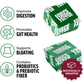 Force Factor Smarter Greens Superfood Chews, Greens and Superfoods with Probiotics, Antioxidants, and Fiber, Greens Supplement to Support Digestion, Nitric Oxide, and Energy, 60 Soft Chews