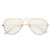 Foster Grant Women's Farrah Pop of Power Aviator Bifocal Style