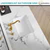 16 Inch Undermount Bathroom Sink Small Rectangle Undermount Sink White