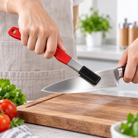 Handheld Knife Sharpener for Kitchen & Garden – Compact Edge Tool for Knives, Pruning Shears & Garden Blades