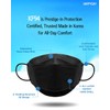 HAPPYDAY Premium KF94 Black Face Mask – Individually Packaged, Made