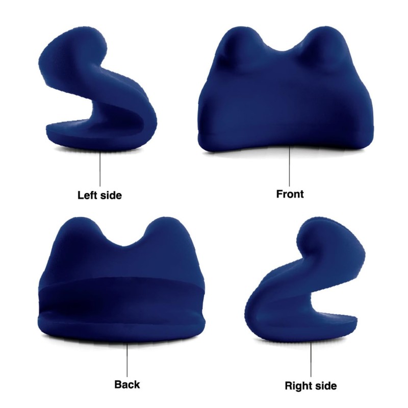 La-VIE 3B-4940 Stretch Neck Pillow, Yoga, Navy