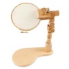 SALUDABLE Embroidery Frame Stand Wooden Adjustable 360 Degree Rotating Craft