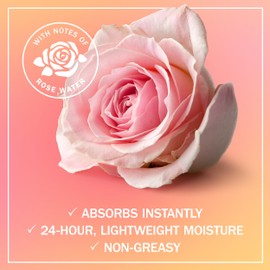 Olay Effortless Glow Hydrating Body Lotion for Women, Restore Skin's Natural Glow, Absorbs Instantly, Notes of Rose Water Scent, 18 fl oz