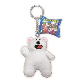 SKJAPAN Character Fancy Section, Tabekko Aquarium, Plush Key Ring, Polar Bear