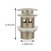 Freestanding Bathtub Drain Pop-up Stopper - Suitable for Most Bathtubs,