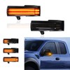 DERMOKA Sequential Amber LED Side Mirror Marker Lights Compatible with