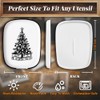 ANATTASOUL Xmas Ceramic Spoon Rest for Stove Top Christmas Tree