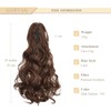 Gairyan Ponytail Extensions, 45 cm, Claw on Ponytail Hairpiece, Clip