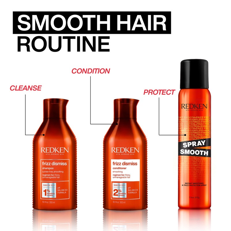 REDKEN Spray Smooth Anti Frizz Hair Spray | Frizz Control