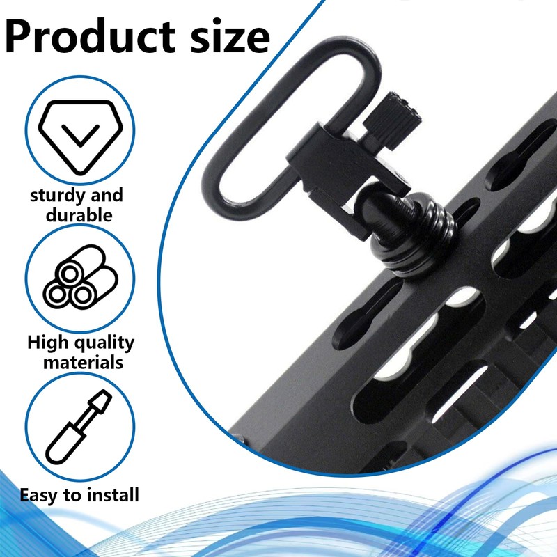 Nouiseuns Quick Detach Mount Kit – 2 Pack Push Button